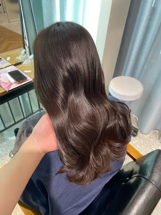 ロング カラー モテ艶カラー 🎖さえきはるかのヘアスタイル