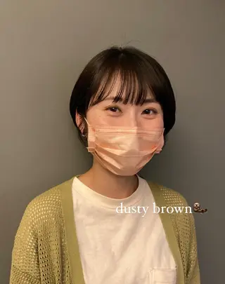 ショート ムナカタ アカリのヘアスタイル
