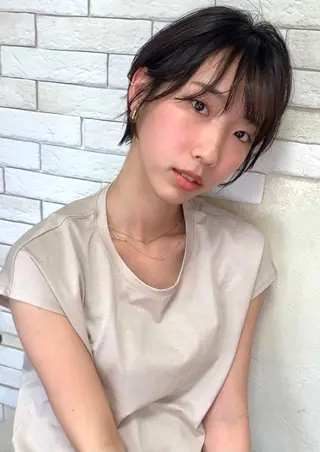 ショート カラー ショート/似合わせ レイヤー/福岡聖容のヘアスタイル