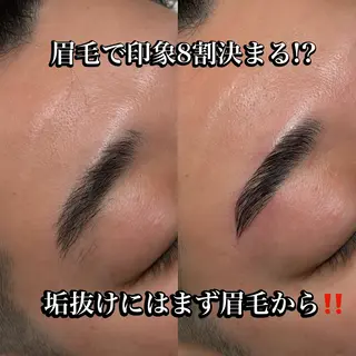 メンズ アイブロウ 海外風眉毛特化🤎 Nanase.libの眉毛・アイブロウイメージ