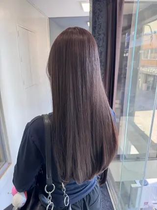 セミロング カラー KOHNO/ザクザク レイヤーとハッシュCのヘアスタイル