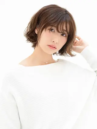 ショート カラー パーマ ショート/ボブ オオタダイスケのヘアスタイル