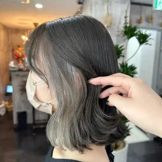 ミディアム カラー 枚方 tomee 🦋南部 しほ🦋のヘアスタイル