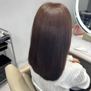 セミロング カラー Agnos TAKEMURAのヘアスタイル