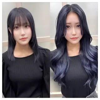 ロング カラー ショート・ハイトーン ズーキーのヘアスタイル