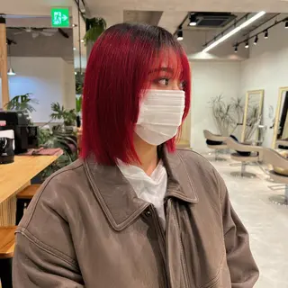 ショート カラー 透明感カラー/レイヤ ー/ MARIEのヘアスタイル