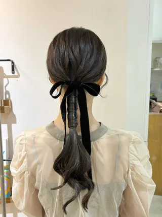 ヘアアレンジ 梅田/透明感カラー 🤍narumiのヘアスタイル