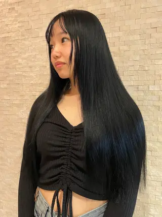 ロング カラー 太田 妃香/岡崎美容室のヘアスタイル