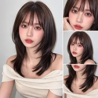ミディアム カラー 🦋韓国風レイヤー/ 艶髪矯正🦋凛太郎のヘアスタイル