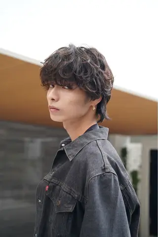 パーマ メンズ fifth 丸山太誠のヘアスタイル