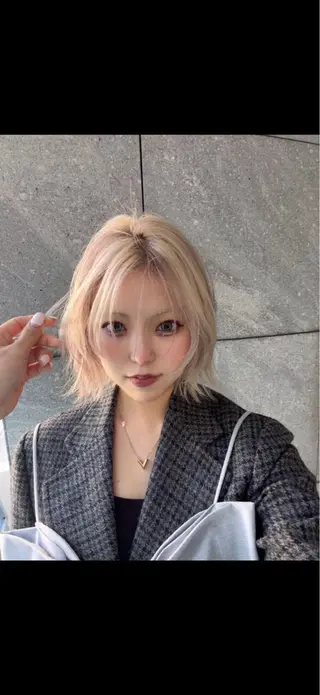 ショート 💖撃！激🔥 可愛カラーKAO💖のヘアスタイル