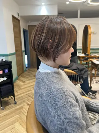 ショート 韓国レイヤーカット/ 縮毛矯正/羽田航のヘアスタイル