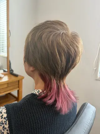 ショート カラー Meteor 店長 祝田涼太のヘアスタイル