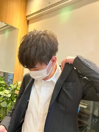 ショート パーマ メンズ 🌟メンズ特化🌟 やまもと ゆめみの眉毛・アイブロウイメージ