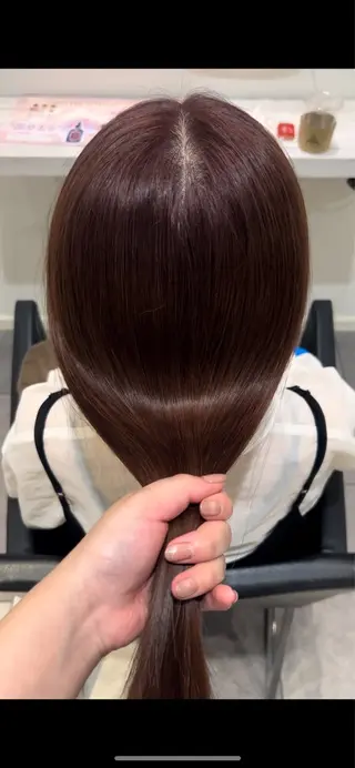 セミロング カラー 透明感カラー/名駅 どぅーのヘアスタイル