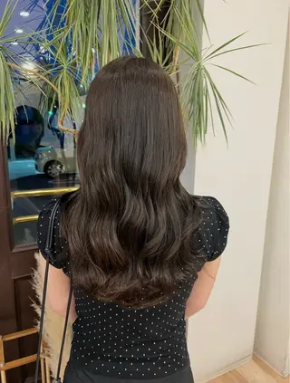 セミロング カラー glad/miki/ 透明感カラーのヘアスタイル