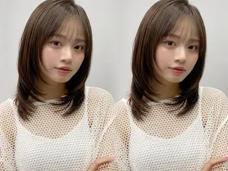 セミロング カラー レイヤー×髪質改善✨ 渋谷/佐藤侑哉のヘアスタイル
