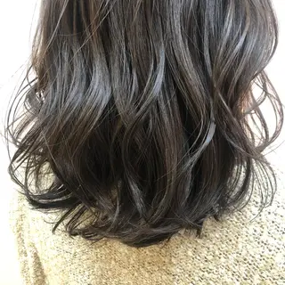 ロング カラー 小顔レイヤー/ ベージュ🤍Rieのヘアスタイル