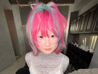 ミディアム カラー デザインカラー /rioのヘアスタイル