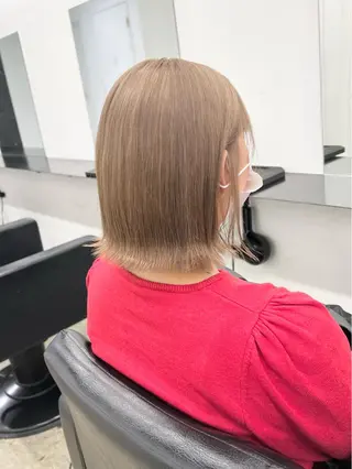 ミディアム カラー ヘアアレンジ HARU//原宿🤍 リピート率NO.1のヘアスタイル
