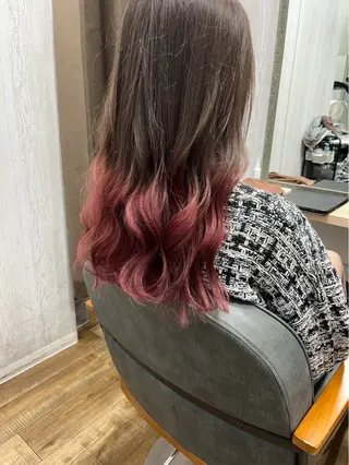 セミロング カラー 篠崎 太希のヘアスタイル