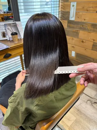 ミディアム 艶カラー✨ RYUNOSUKEのヘアスタイル