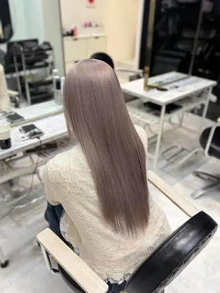 ロング カラー 色落ち綺麗🩰ハイ トーン🎀RINKAのヘアスタイル