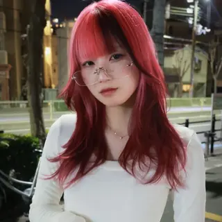 ロング カラー 梅田デザインカラー 🌈🏆ヒノキのヘアスタイル