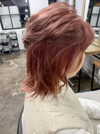 ミディアム 初めてでも失敗しない 透明感カラー　Miiのヘアスタイル
