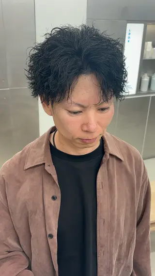 パーマ メンズ 土岐/メンズ専門 パーマ特化美容師🌀のヘアスタイル