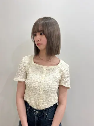 ミディアム hair&eye🎀 /momoKaのヘアスタイル
