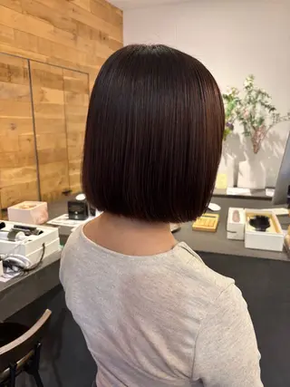 ショート 工藤 璃乃 /ぱつっとボブのヘアスタイル