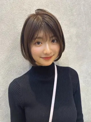 ショート カラー パーマ ヘアアレンジ 平川 友理/韓国ヘア💘のヘアスタイル