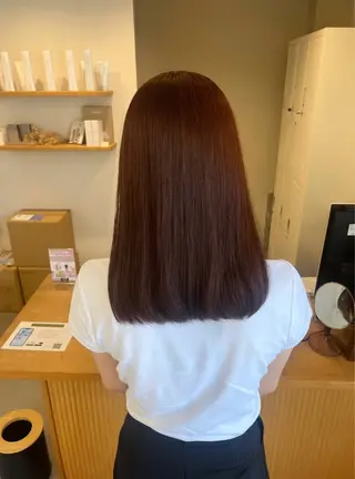 カラー 新美 あかねのヘアスタイル
