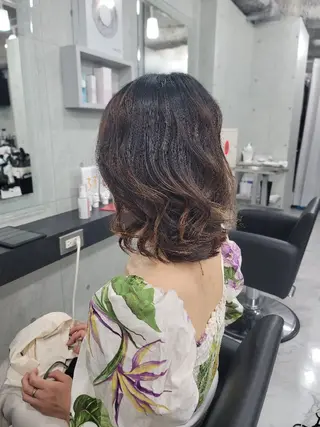 セミロング カラー ヘアアレンジ ❇️安達 優心❇️ レイヤー/艶髪特化のヘアスタイル