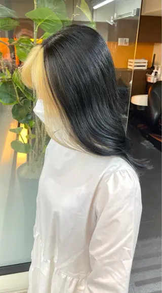 カラー yasuハイトーン/ デザインカラーのヘアスタイル