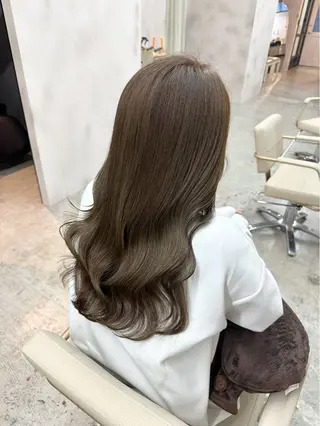 ロング カラー 木村 蓮のヘアスタイル