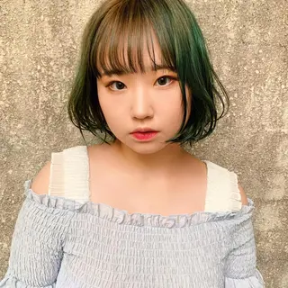 ショート カラー 中川 竜誠のヘアスタイル