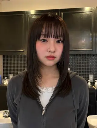 ミディアム レディースカット🎀 NANAHAのヘアスタイル