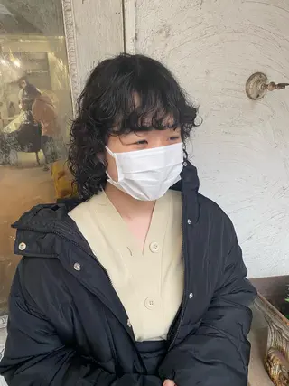 ミディアム パーマ お任せヘア☘️☘️ 及川渚のヘアスタイル
