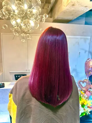ロング カラー ヘアアレンジ アイ ﾁｬﾝ🐱のヘアスタイル