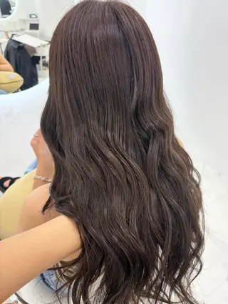 ロング カラー 【aini天王寺】 𝐚𝐢𝐫𝐢✂︎のヘアスタイル