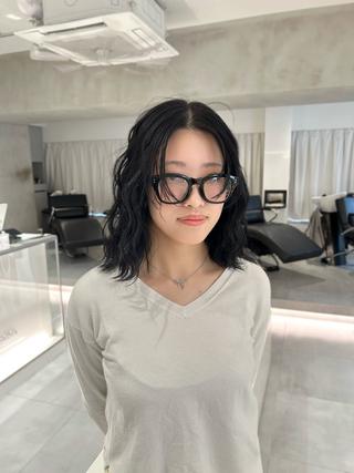 ミディアム カラー 🧚つやさらhair 🧚manakaのヘアスタイル