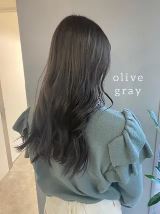 セミロング カラー ヘアアレンジ ボブ /ニュアンス/ satomi🧸💖のヘアスタイル