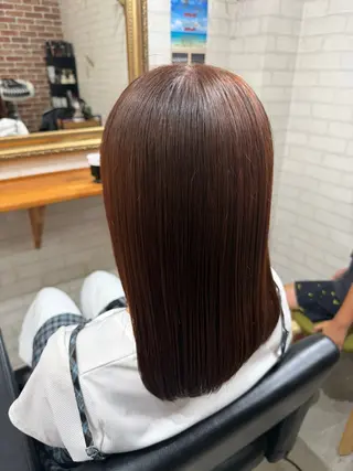セミロング 🎀豊橋/豊川🎀 ハイトーンうらら🎀のヘアスタイル