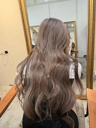 ロング 髪質改善×縮毛矯正 ×艶カラーNAOのヘアスタイル