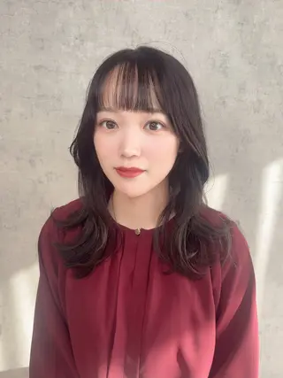 ミディアム KAEDE🎀 縮毛矯正&パーマ特化のヘアスタイル