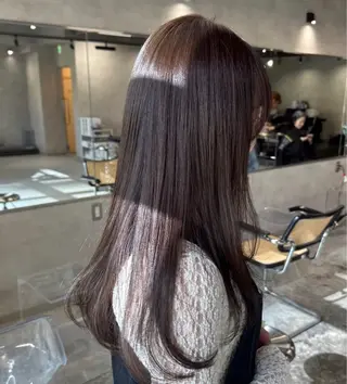 セミロング カラー 鶴巻 智樹のヘアスタイル