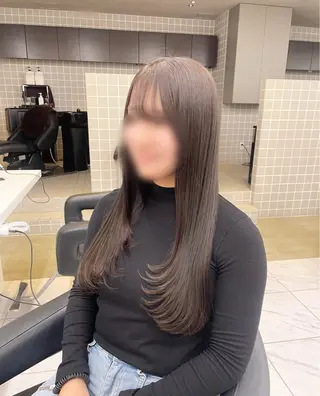 カラー ヘアアレンジ 🖤艶髪／髪質改善 横浜美容室／ゆりのヘアスタイル