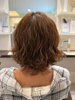パーマ 田中拓人/スパ/ ハイライト/髪質改善のヘアスタイル